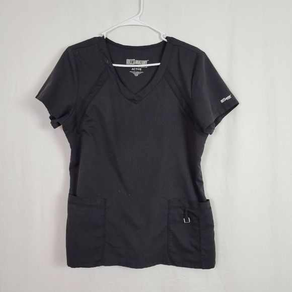 Grey's Anatomy Tops - Grey's Anatomy Scrub Top black
